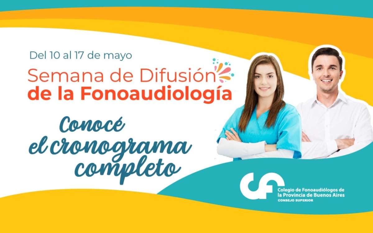 Semana de difusión de la fonoaudiología-Conocé el cronograma- Colegio de fonoaudiologos de la Provincia de Buenos Aires- Regional San Isidro